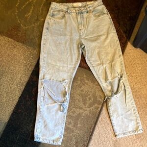 Cotton-on size 12 pre-cut Mom jeans